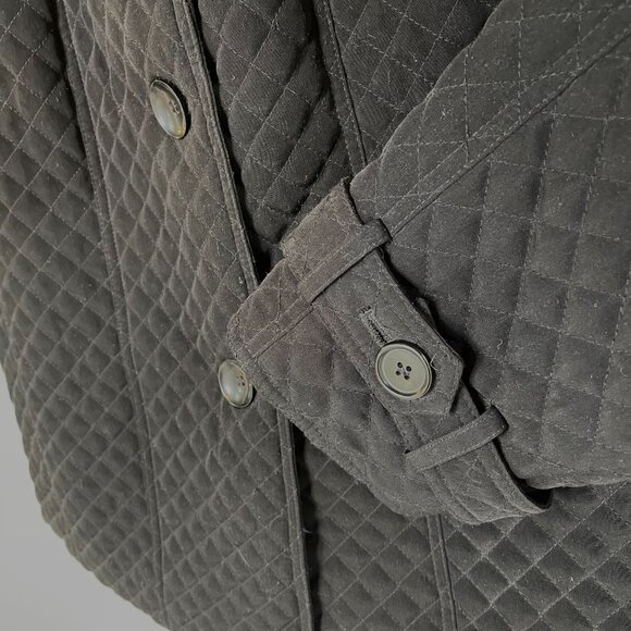 Equestrian Classic | Black Quilted Winter Coat | Size 1X | Ralph Lauren Vibes - Picture 5 of 11